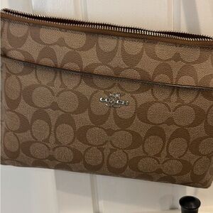 Coach Brown Signature Crossbody Bag